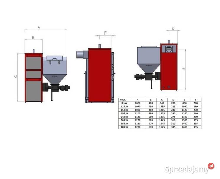 KOCIOL 10 kw 100m2 KOCIOŁ PELLET 15 kw 24 kw Dom i Ogród Zamość sprzedam