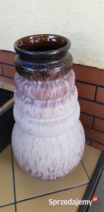 Dzban ceramiczny wazon flakon ceramika mazowieckie Garwolin