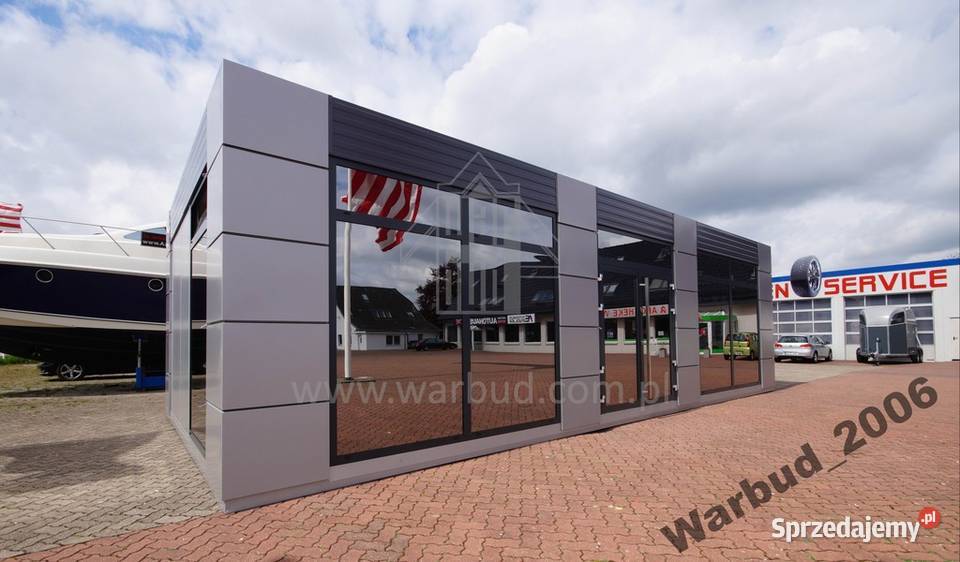 Pawilon handlowy biurowy usługowy 110x50 m Biuro Oborniki sprzedam