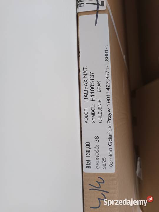 Sprzedam nowy blat kuchenny 60cm