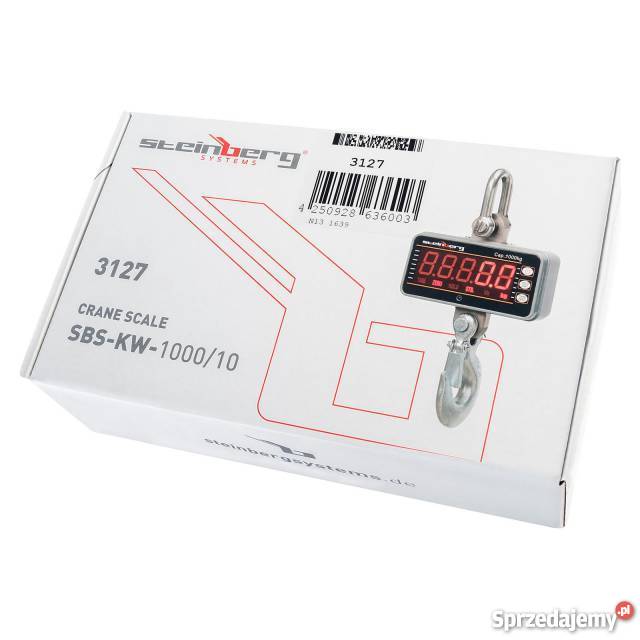 Waga hakowa przemysłowa 1t 05 pilot