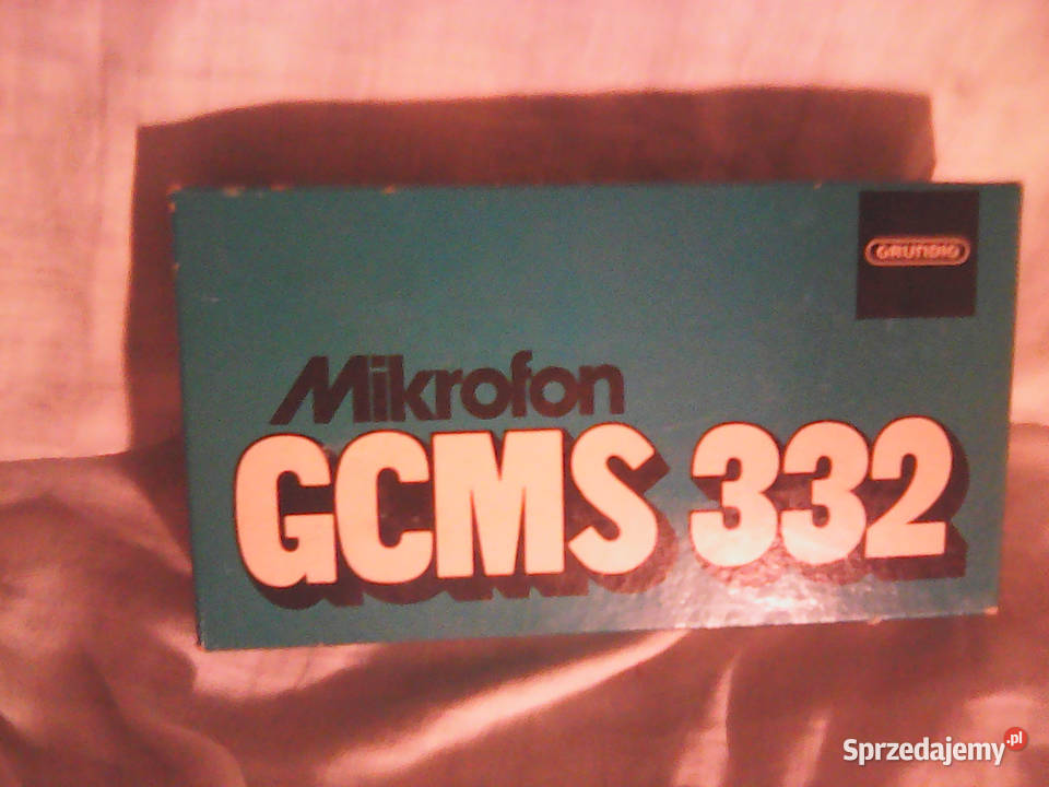 Mikrofon Grundig GCMS 332 Stereo z 1970r NIE Piotrków Trybunalski