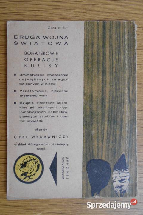 Żółty Tygrys Operacja Poligon 1966 Proza i poezja lubelskie Parczew sprzedam