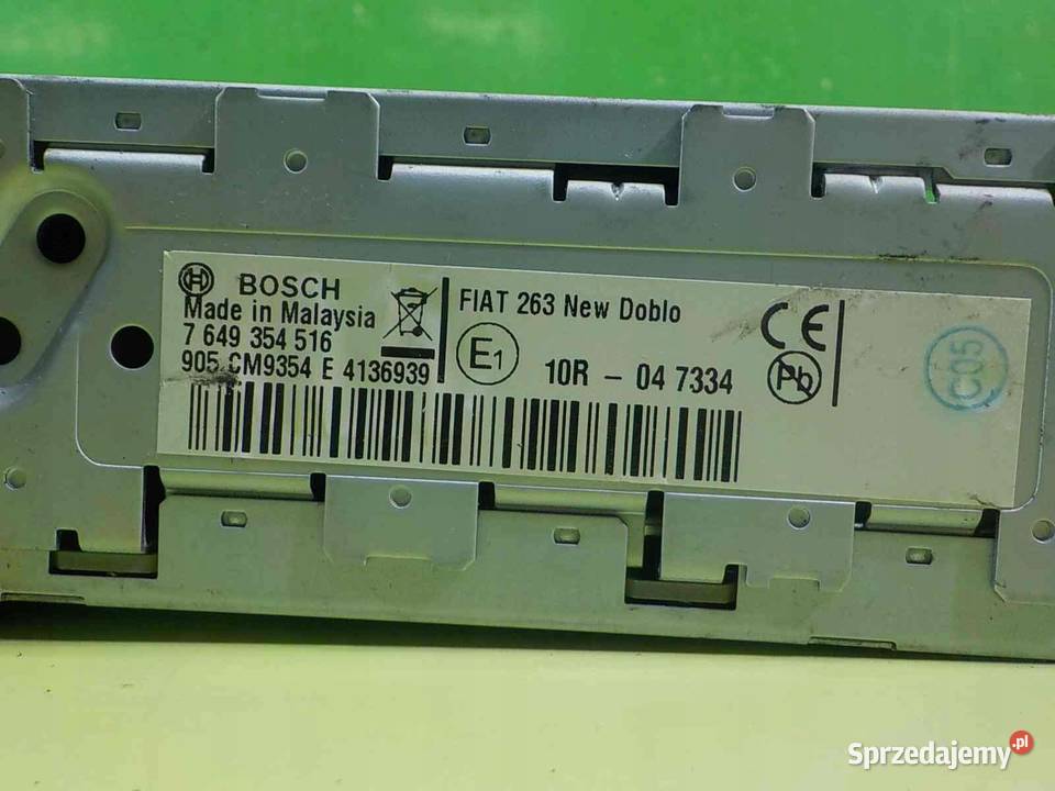 OPEL COMBO D 13 CDTI 15r L1H1 radio CD mazowieckie