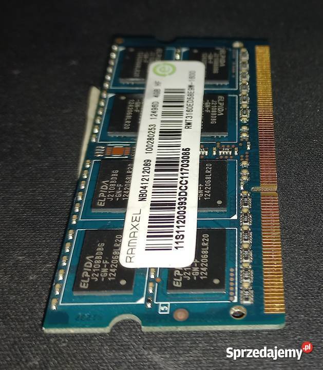 Pamięć RAM Ramaxel RMT3160ED58E9W1600 4 GB SDRAM