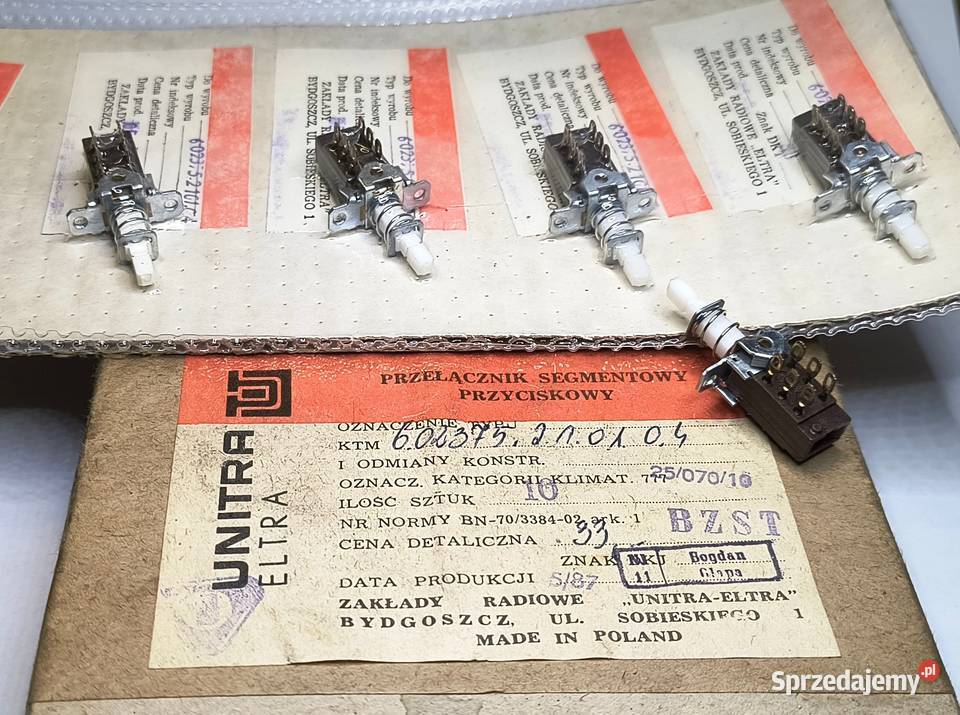 Przełącznik Isostat 2p Unitra ELTRA Gdańsk sprzedam
