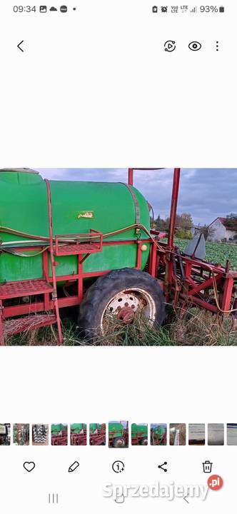 Opryskiwacz Krukowiak 2600 l Zaczepiane Puławy