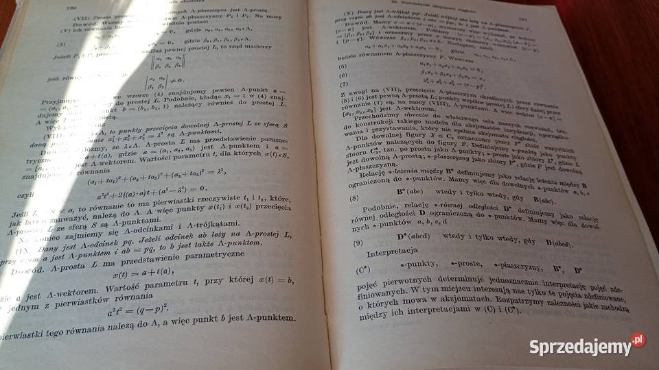 Podstawy geometrii Karol Borsuk Wanda Szmielew Rok wydania 1970 Podręczniki