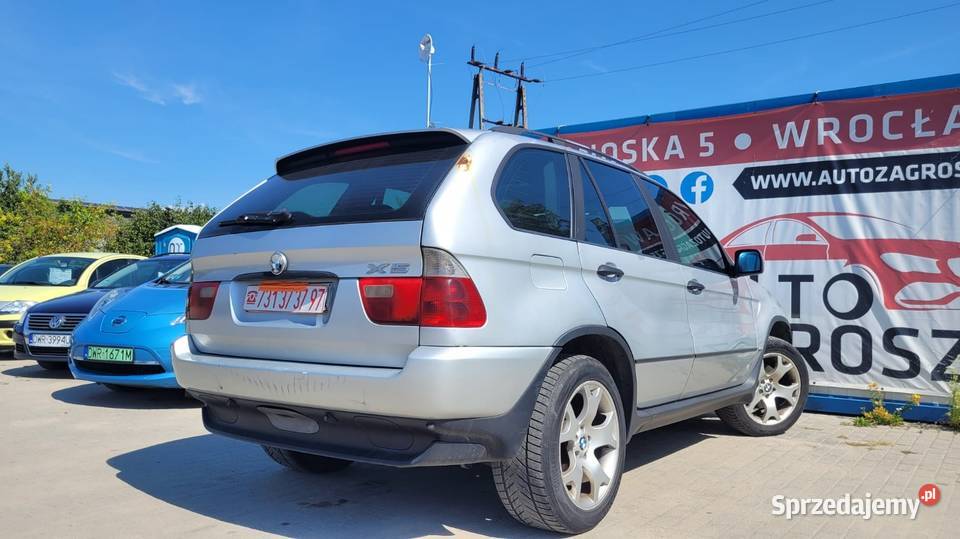 BMW X5 E53 30 Diesel Automat Klima Skóry Pamięć diesel Wrocław