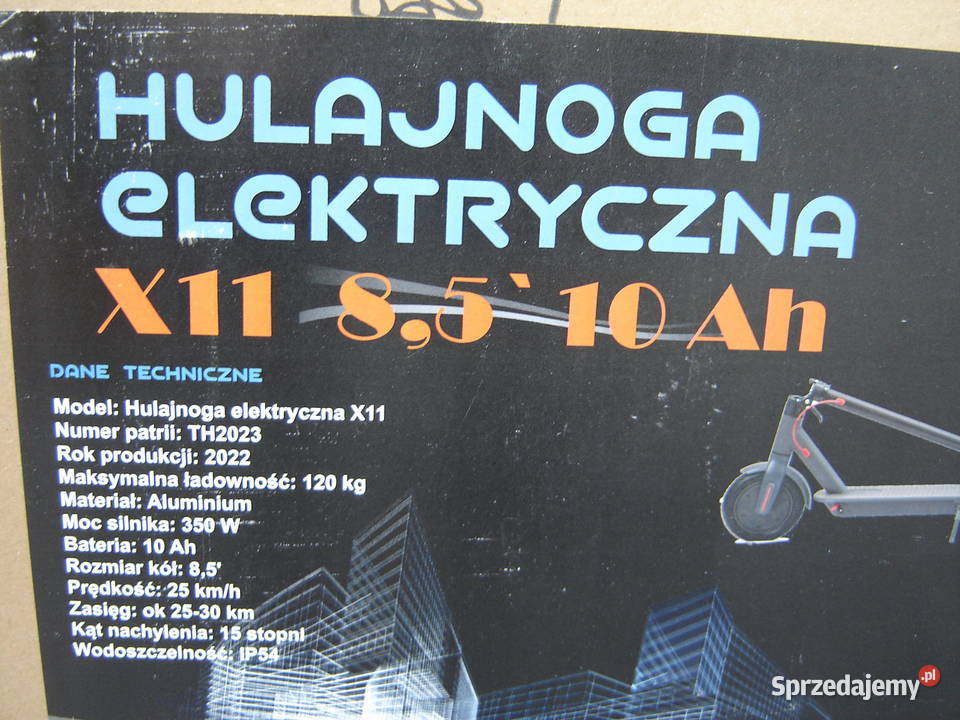 Hulajnoga elektryczna eXplay X11 85 10Ah 350W Florianów