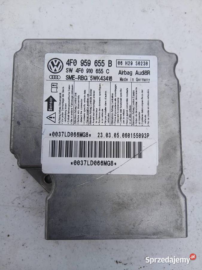 Audi A6 C6 moduł sensor poduszek Air Bag Szczerbice