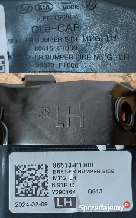 KIA SPORTAGE IV ŚLIZG MOCOWANIE ZDERZAKA LEWY Pleszew