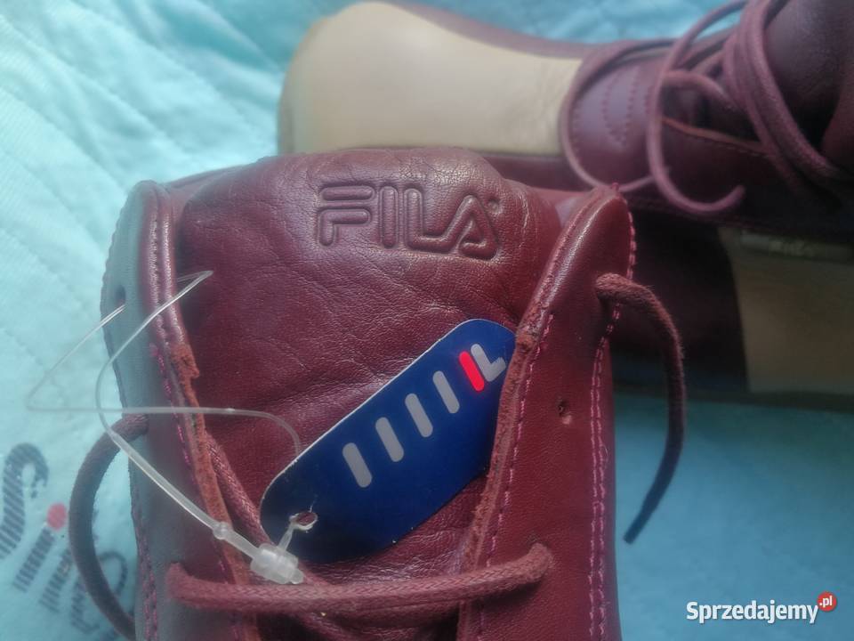 FILAbuty sportowe meskie wysokie skora naturalna