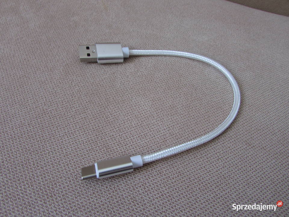kabel do ładowania typ C srebrny 25 Pozostałe Kraków