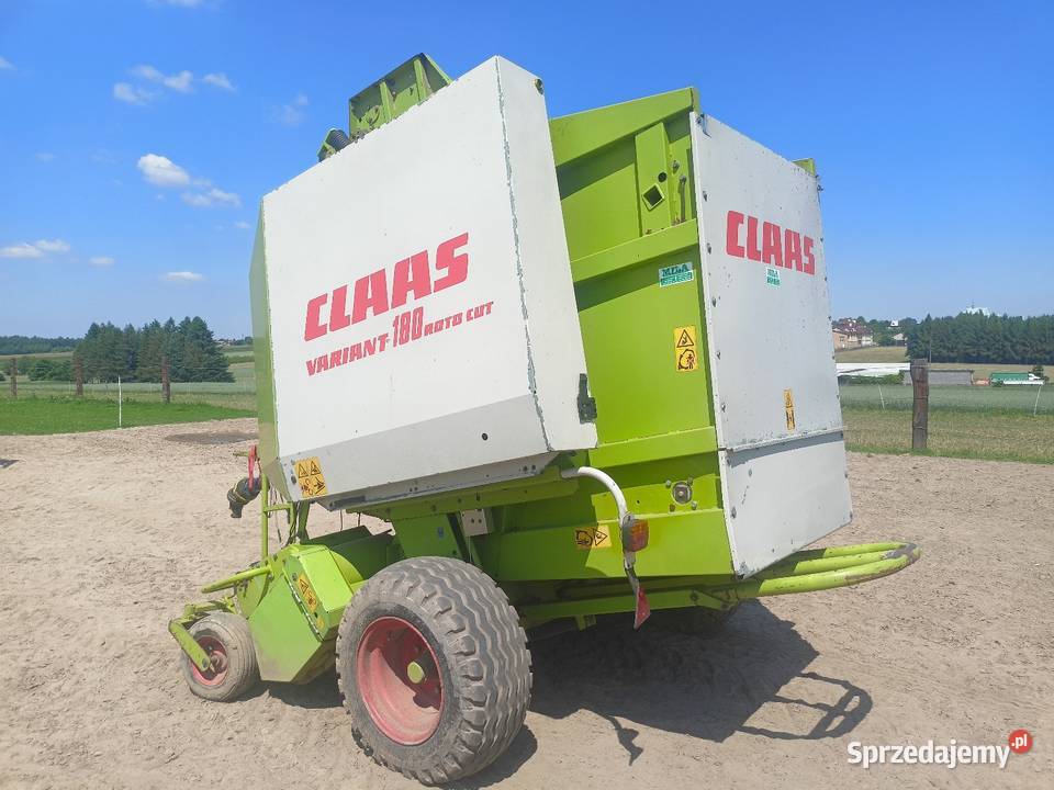 Prasa pasowa Claas variant 180 RC siatka rotor z Szeroki podbieracz Pilica