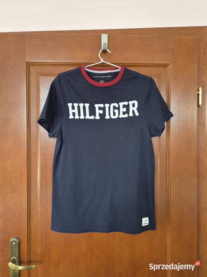 Grantowa bawełniana koszulka tshirt Tommy Bibice