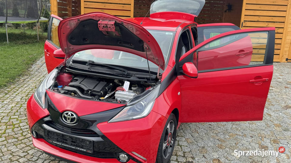 Toyota Aygo 10 Benz 70 z Niemiec KAMERA 5 Drzwi wielofunkcyjna kierownica Strzegom sprzedam