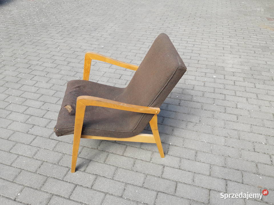 Fotel PRL typ 300 138 Design lata 60 70 Vintage Gdynia