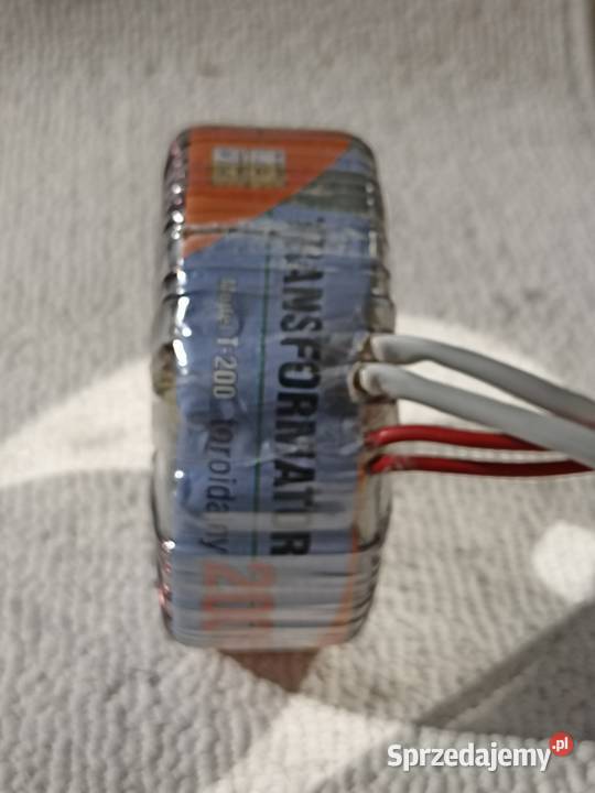 Transformator toroidalny 12V 200VA 17A Kołobrzeg sprzedam