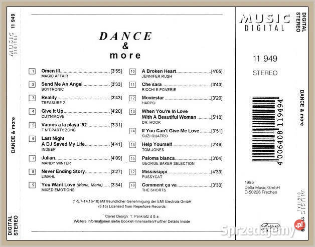 Dance More Album CD dance małopolskie Krynica-Zdrój