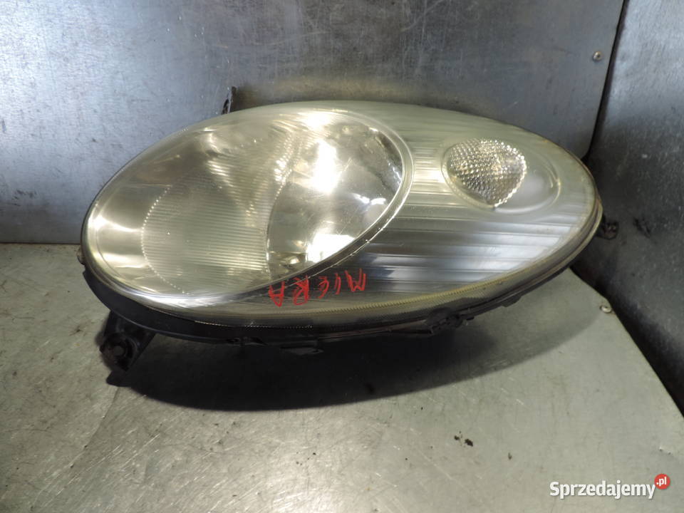 LAMPA LEWY PRZÓD NISSAN MICRA K12 małopolskie Nowy Sącz