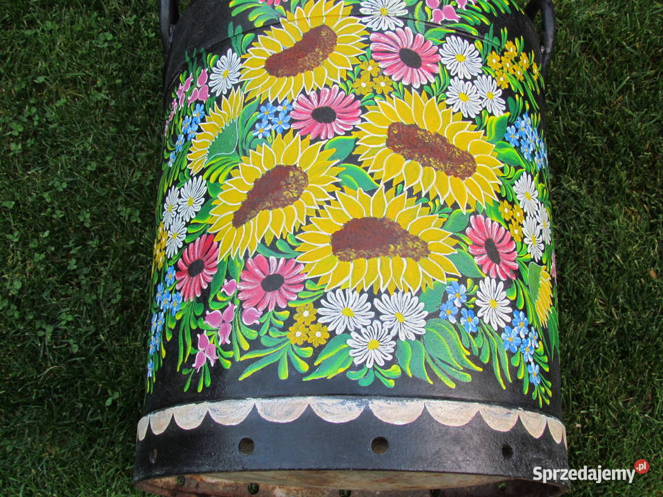 stara duża bańka na mleko do domu i ogrodu Stepnica