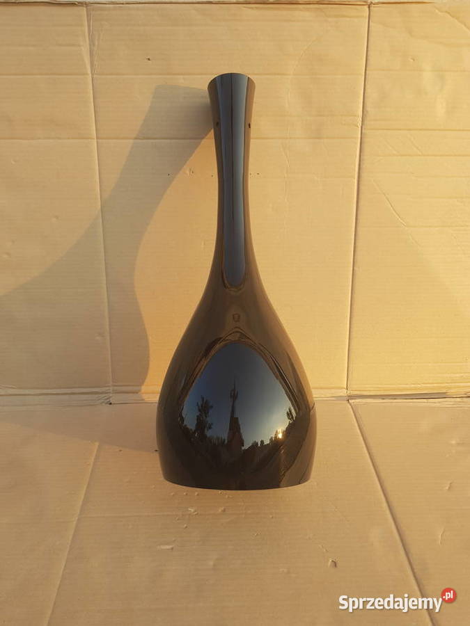 Klosz do lampy szklany MURANO GLASS czarny wzór Abażury i klosze Warszawa