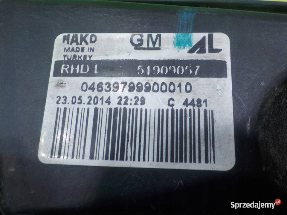 OPEL COMBO D 13 CDTI 14r VAN L1H1 lampa lewa mazowieckie Suków