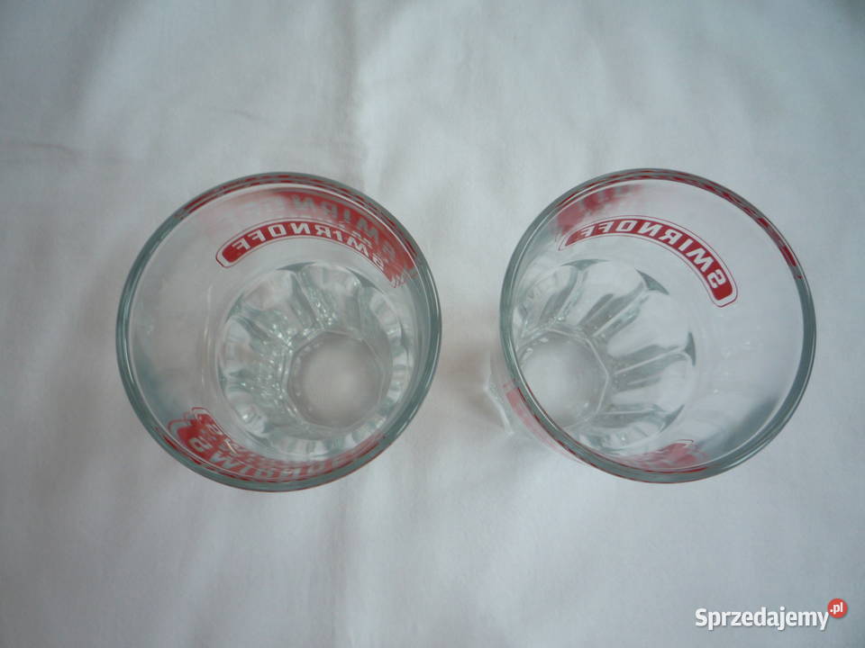 Nowe Kieliszki i szklanki Smirnoff i Bols zestaw Szczecin sprzedam