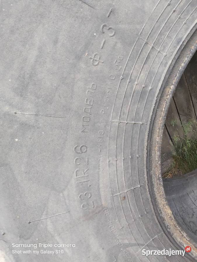 Opony 231 r 26 rosyjskie Bizon Ciechanów sprzedam
