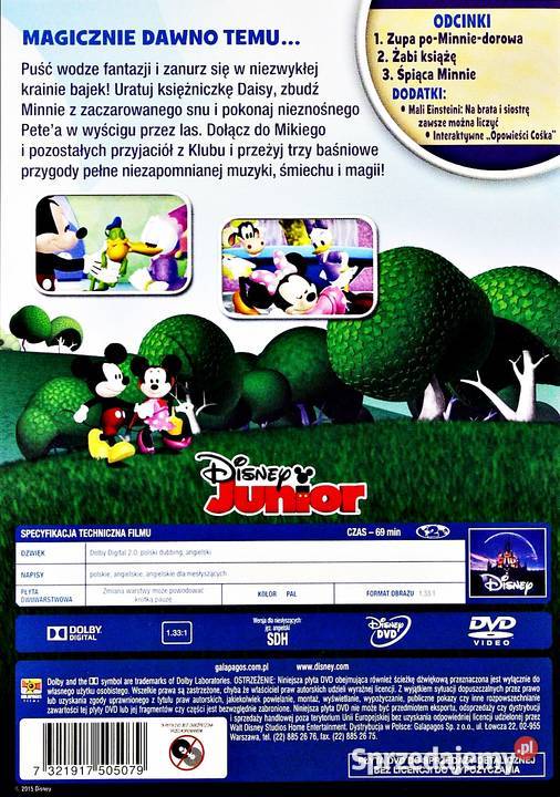 DAWNO DAWNO TEMU KLUB PRZYJACIÓŁ MYSZKI MIKI wielkopolskie Kalisz sprzedam