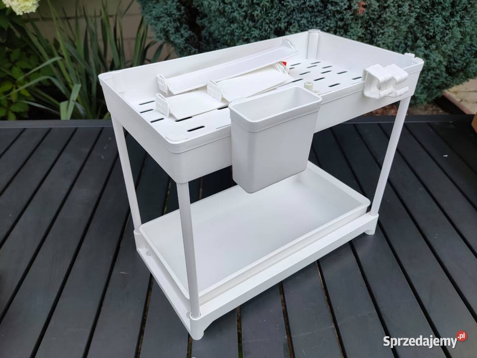 Regał biały plastik pełny dół SPACEKEEPER Warszawa