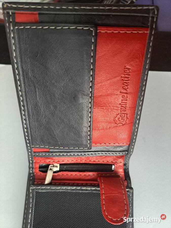 Portfel skórzany Młodzieżowo Męski Nowy Skóra Galanteria i dodatki Świdnica