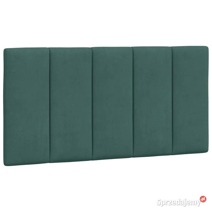 Rama łóżka z LED ciemnozielona aksamitna 100x200 105cm mazowieckie Warszawa
