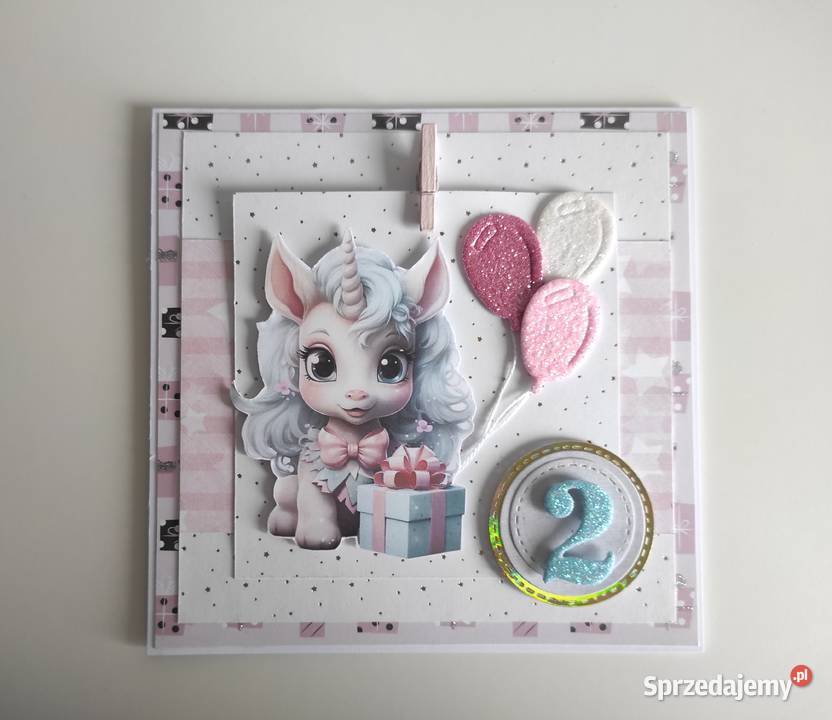 Kartka okolicznościowa ręcznie robiona na Łódź sprzedam