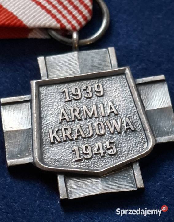 Krzyż Armii Krajowej pudełko pomorskie Wejherowo