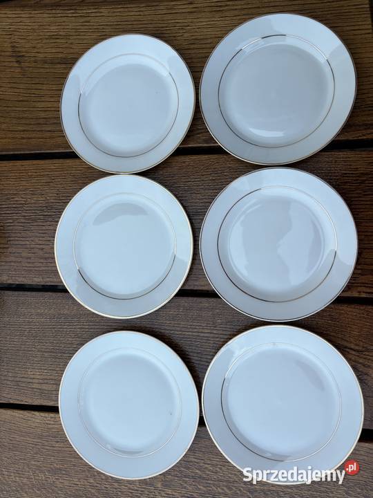 Porcelanowy komplet do kawy 6 osób 18 biały dolnośląskie Legnica