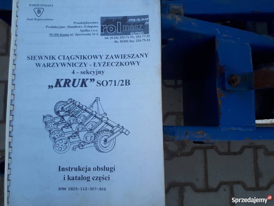 Sprzedam siewnik kruk