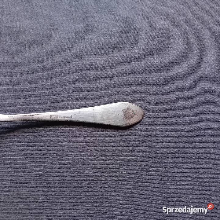 Platerowana secesyjna łyżeczka Alpacca Silber Antyki Koźminek