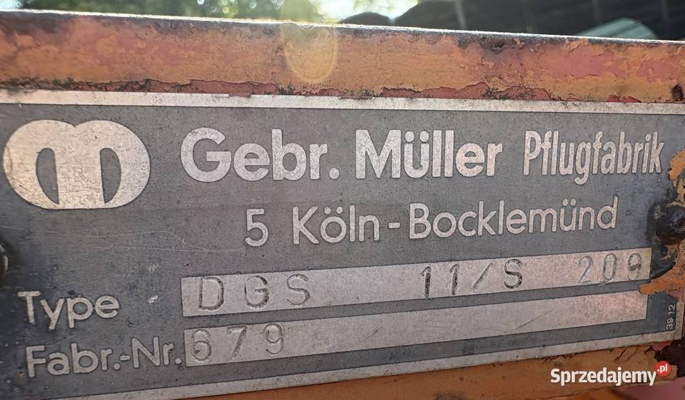 Gruber bezorkowiec 25m talerzówka Mller Konin