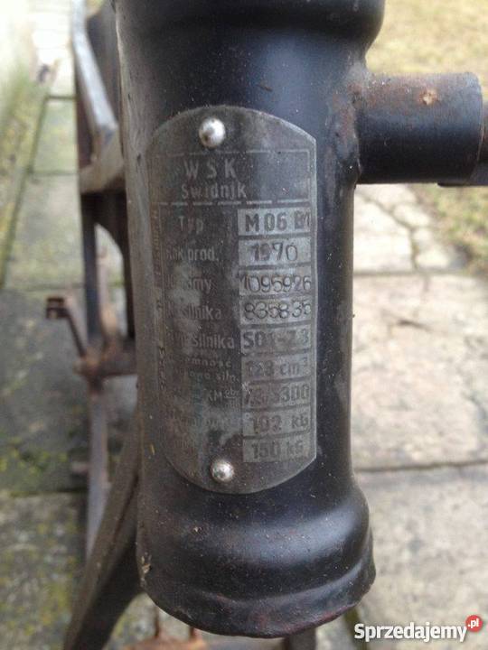 Rama WSK 125 dwuramówka 1970 M06 B1 pozostałe Częstochowa