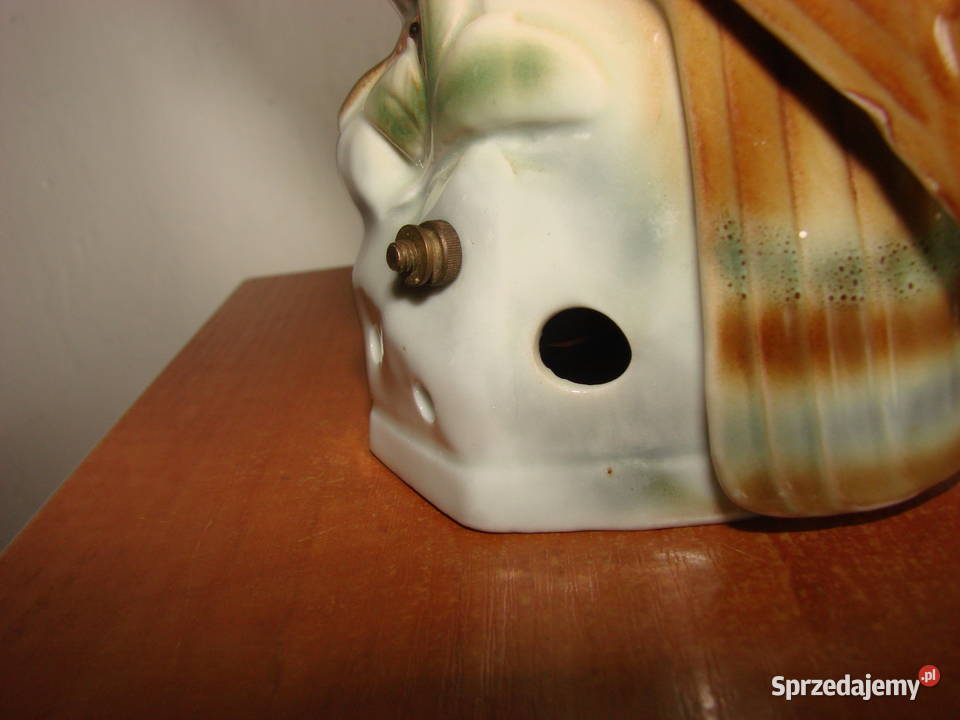 Sokół porcelanowa lampka nocna Pruszcz Gdański