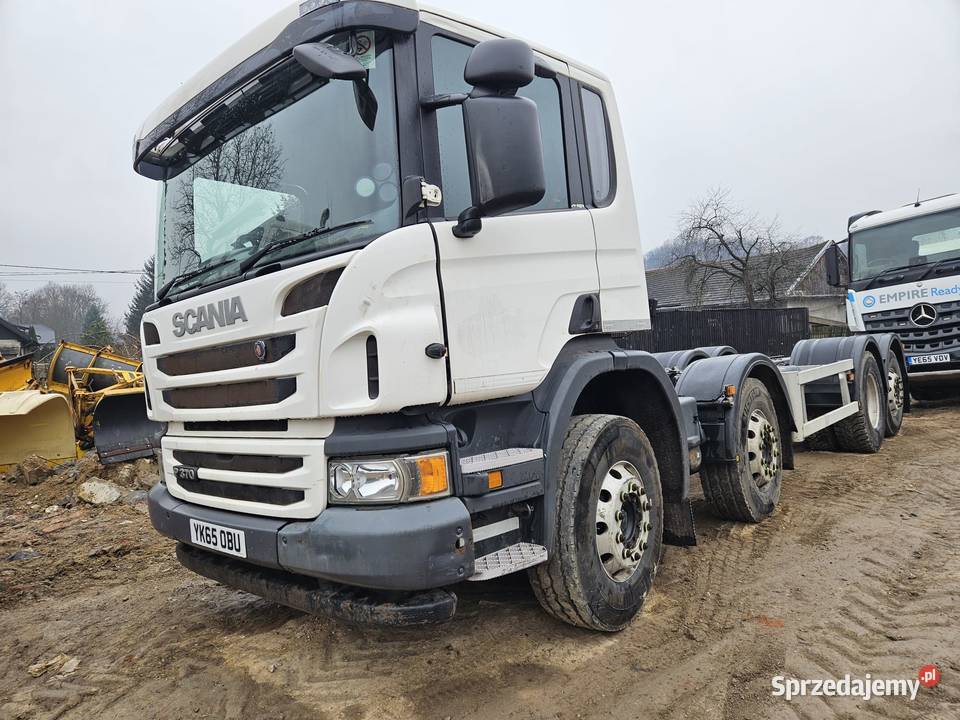 Scania P370 Rama do zabudowy SCANIA 8x2 2015 Ropczyce sprzedam