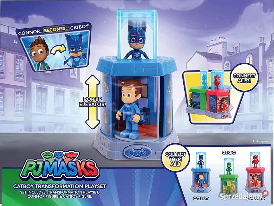 Zestaw Transformujący Pidżamersi Figurki Connor CE  sprzedam