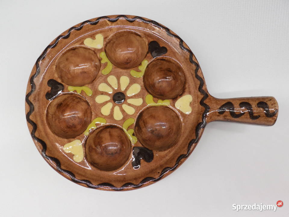 Ceramiczne naczynie do serwowania ślimaków Raszków