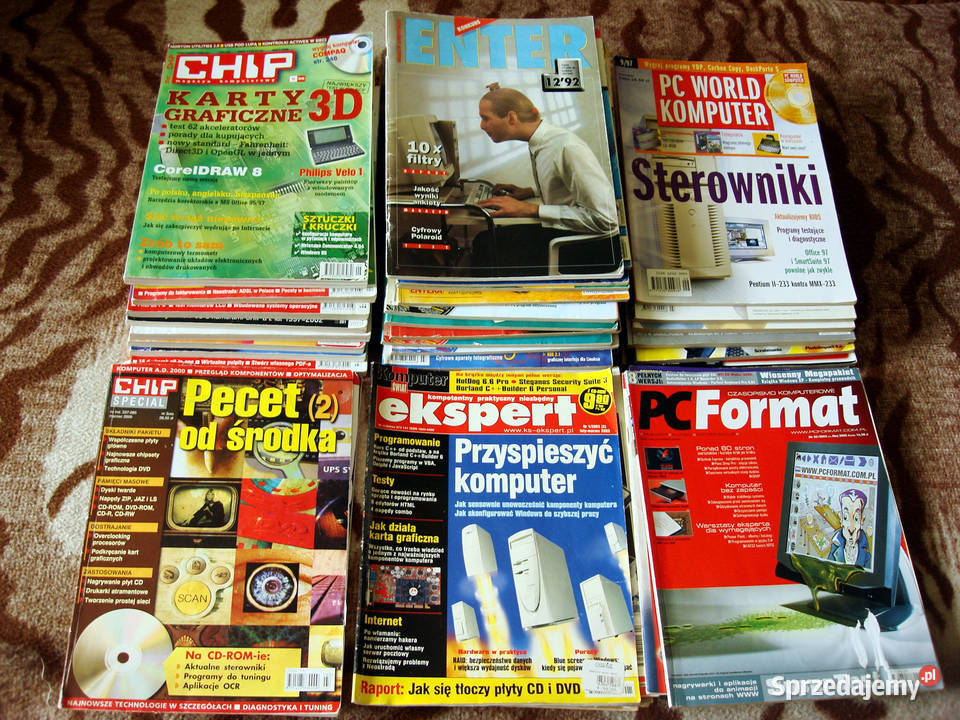 CHIP PC WORLD KOMPUTER ENTER INNE 46x CD 31x Kielce