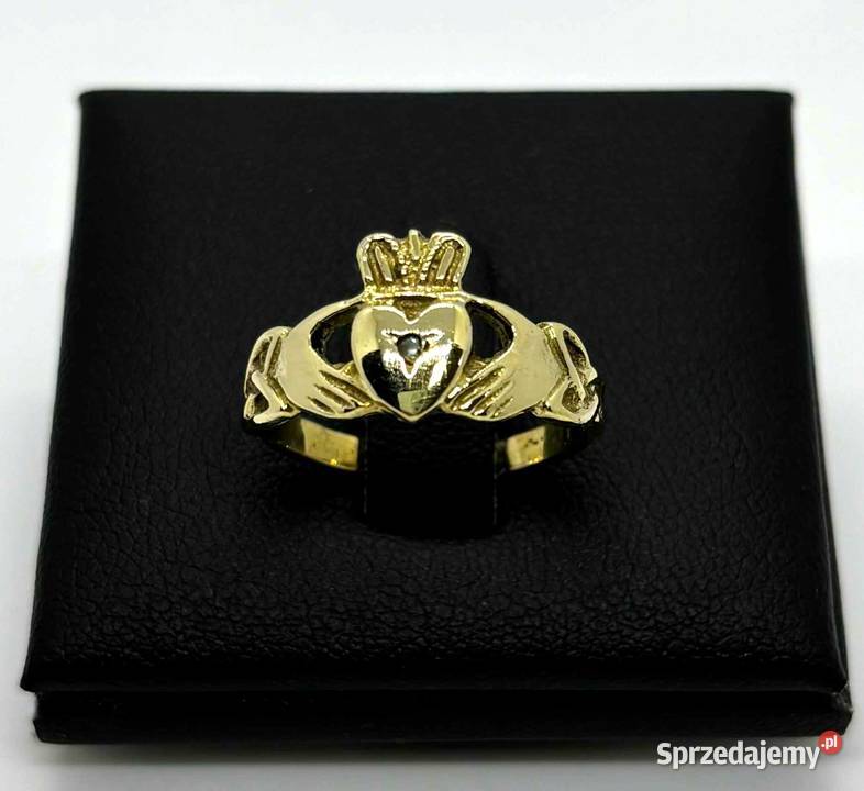 Złoty Pierścionek z Diamentem pr 333 271g