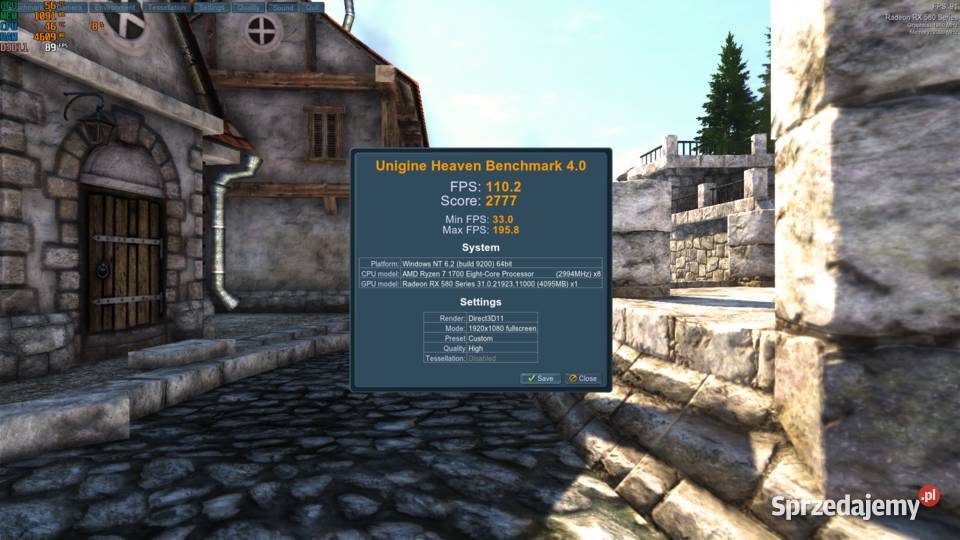 Komputer gamingowy RX 580 8GB Ryzen 7 16GB Ram Ostrów Wielkopolski