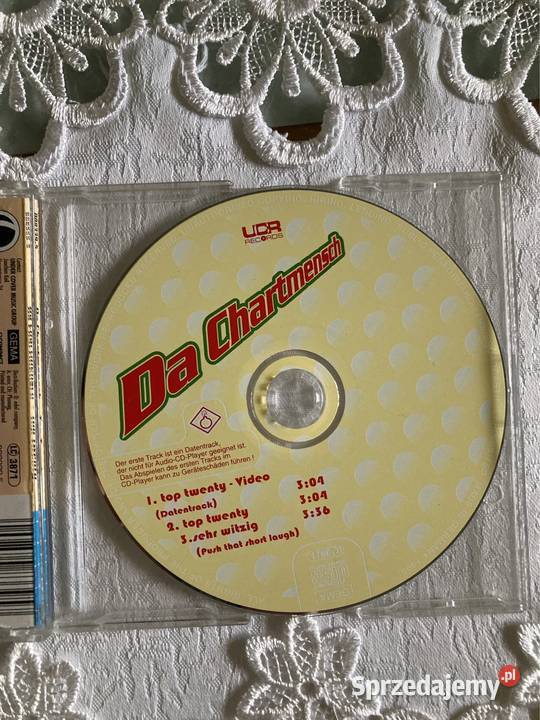 Płyta CD Single Video Datentrack Da Chartmensch Czerwionka-Leszczyny