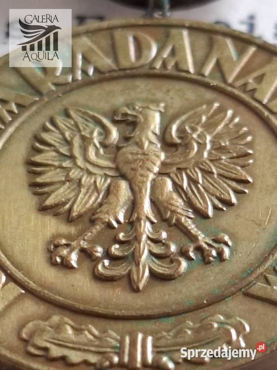 Medal Zwycięstwa I Wolności 1945 dokument podpis Wejherowo